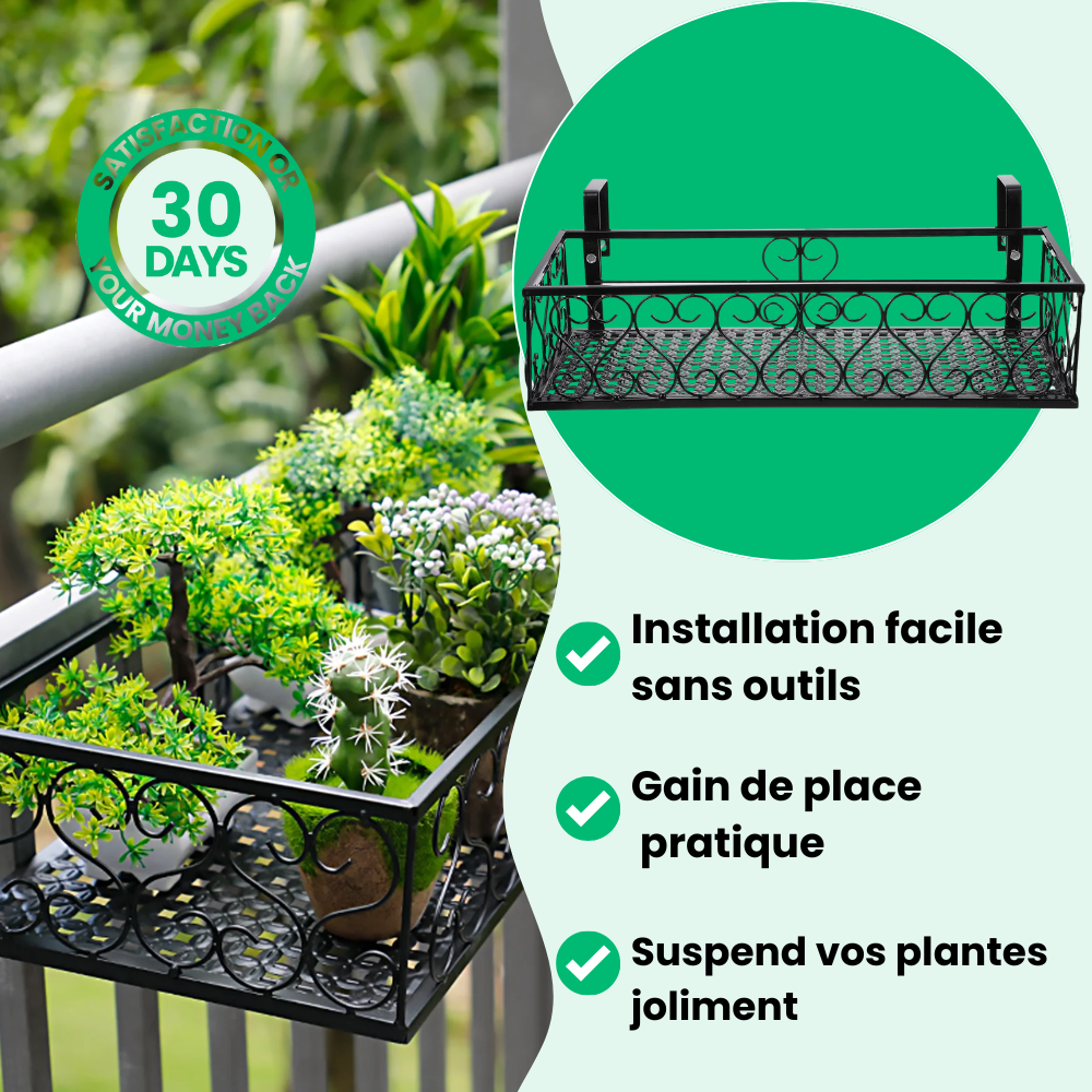 Elegante metalen plantenbakstandaard