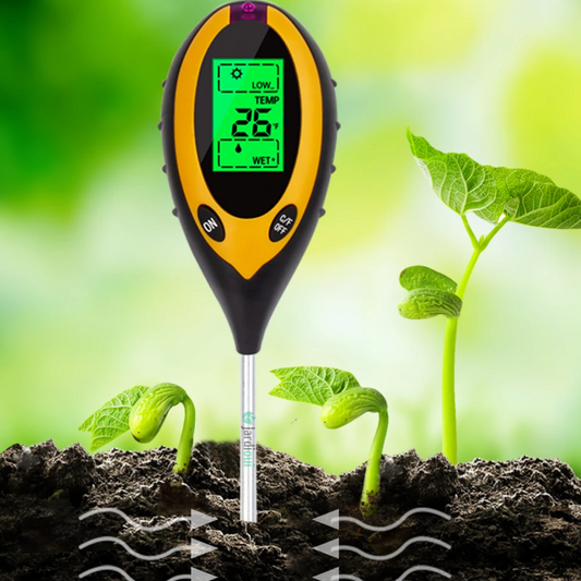 4-in-1 multifunctionele digitale bodem-PH-meter