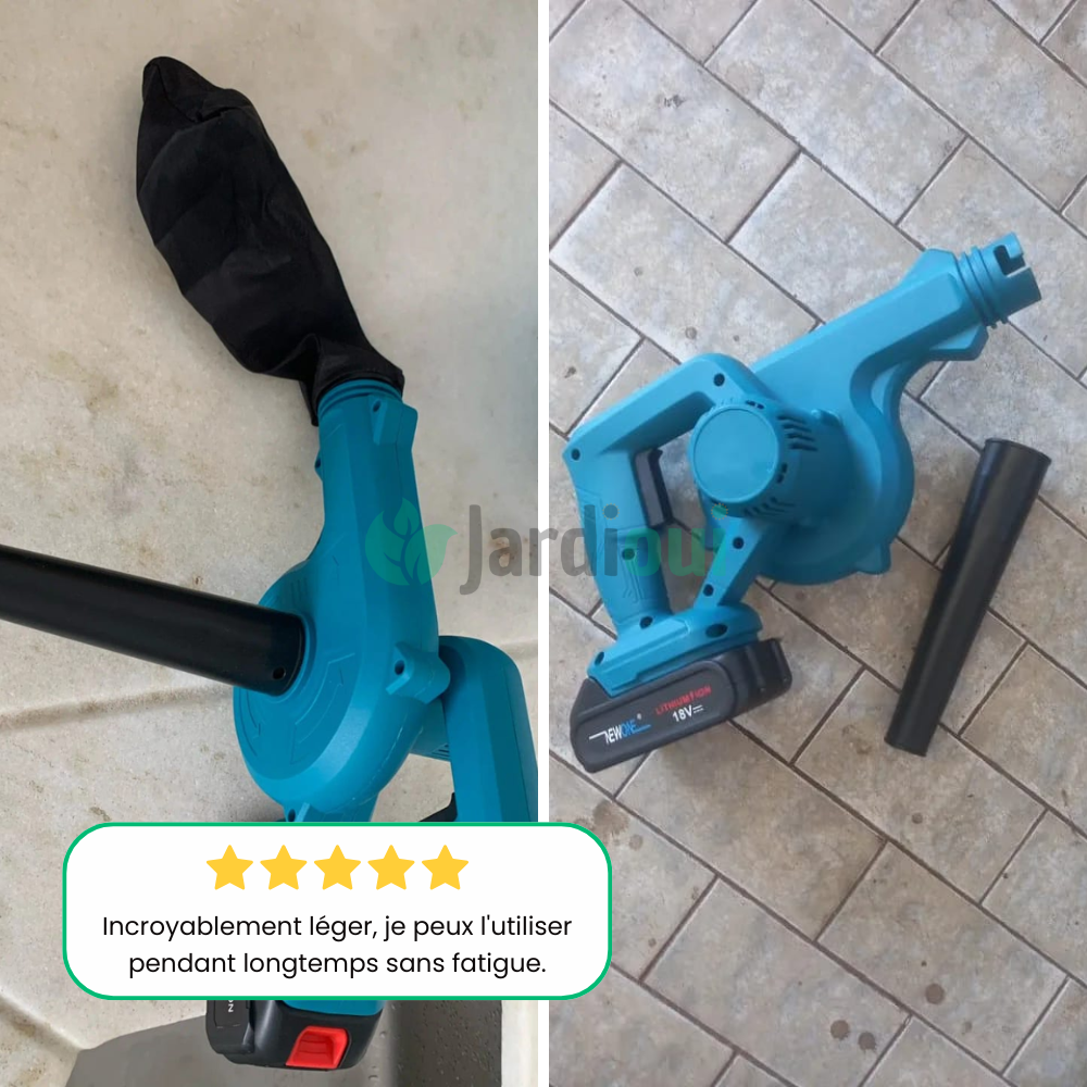 Pro draadloze elektrische bladblazer (+ gratis batterij)
