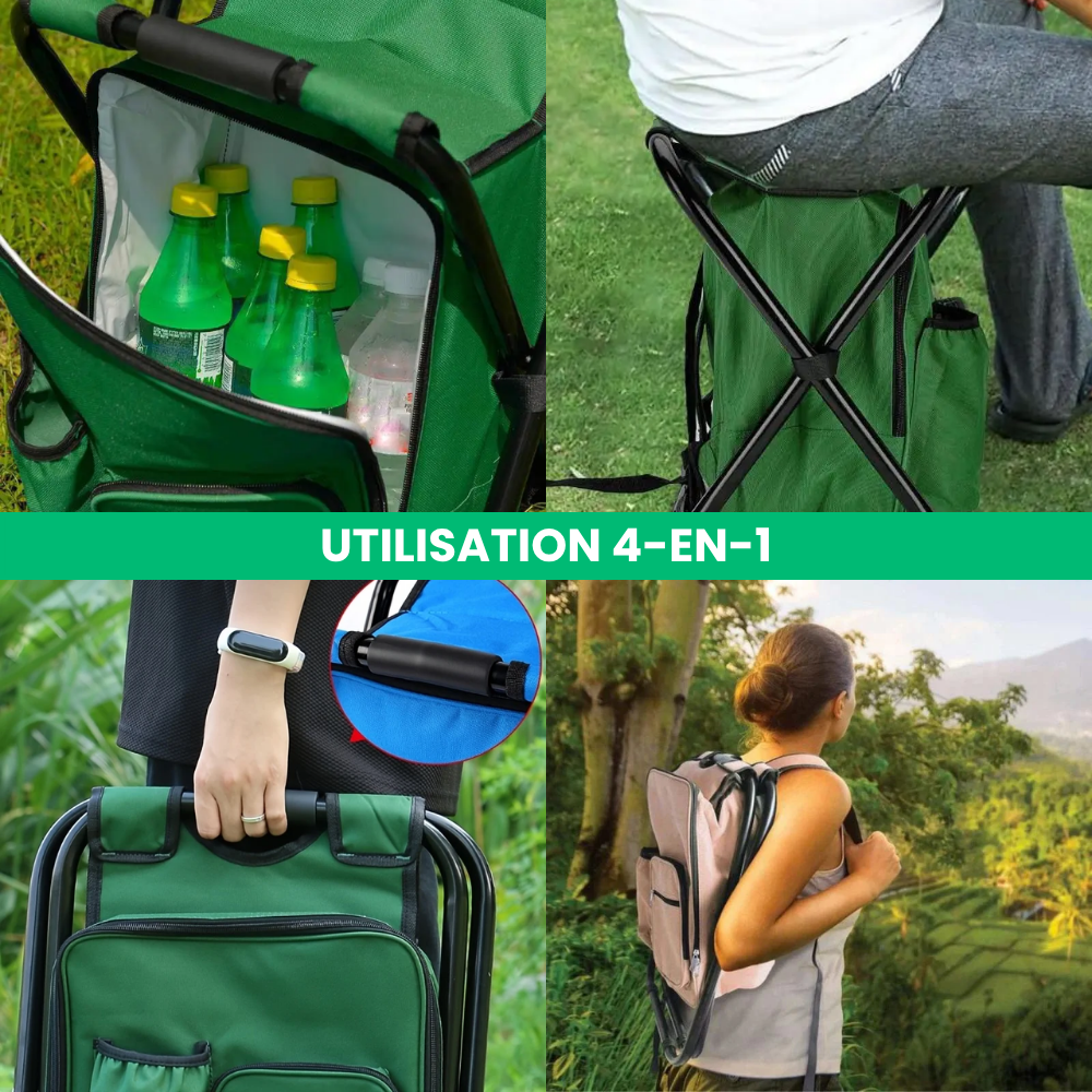 Ultieme 3-in-1 rugzakstoel