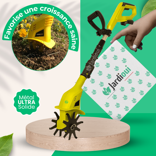 Draadloze elektrische tuinfrees (+gratis batterij)