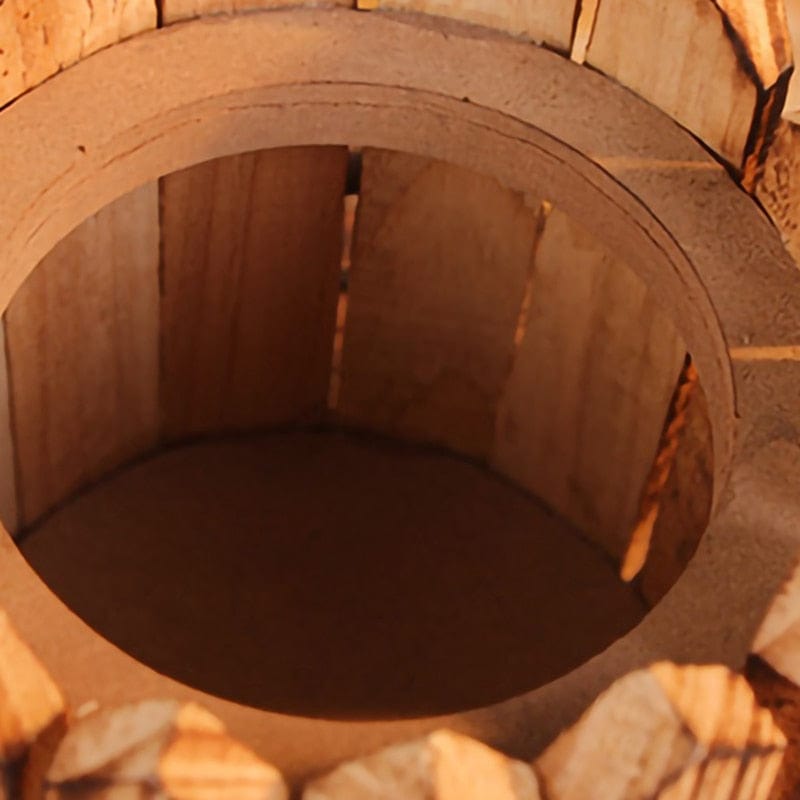 frJardioui Vélo Porte Plante en Bois Vintage