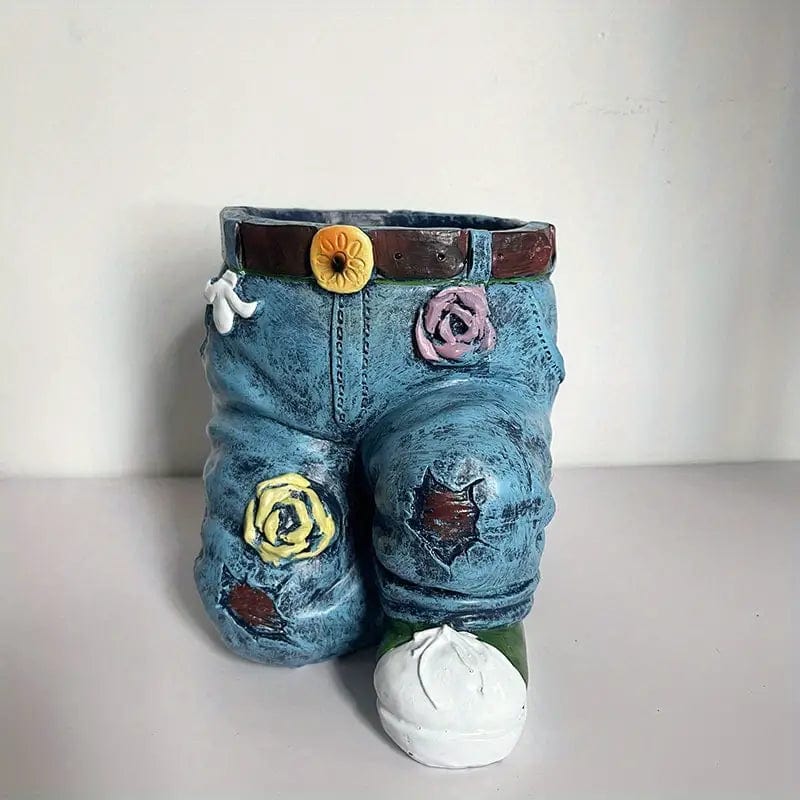 Jardioui B DenimVase⢠- Pot de Fleurs Jean Innovant