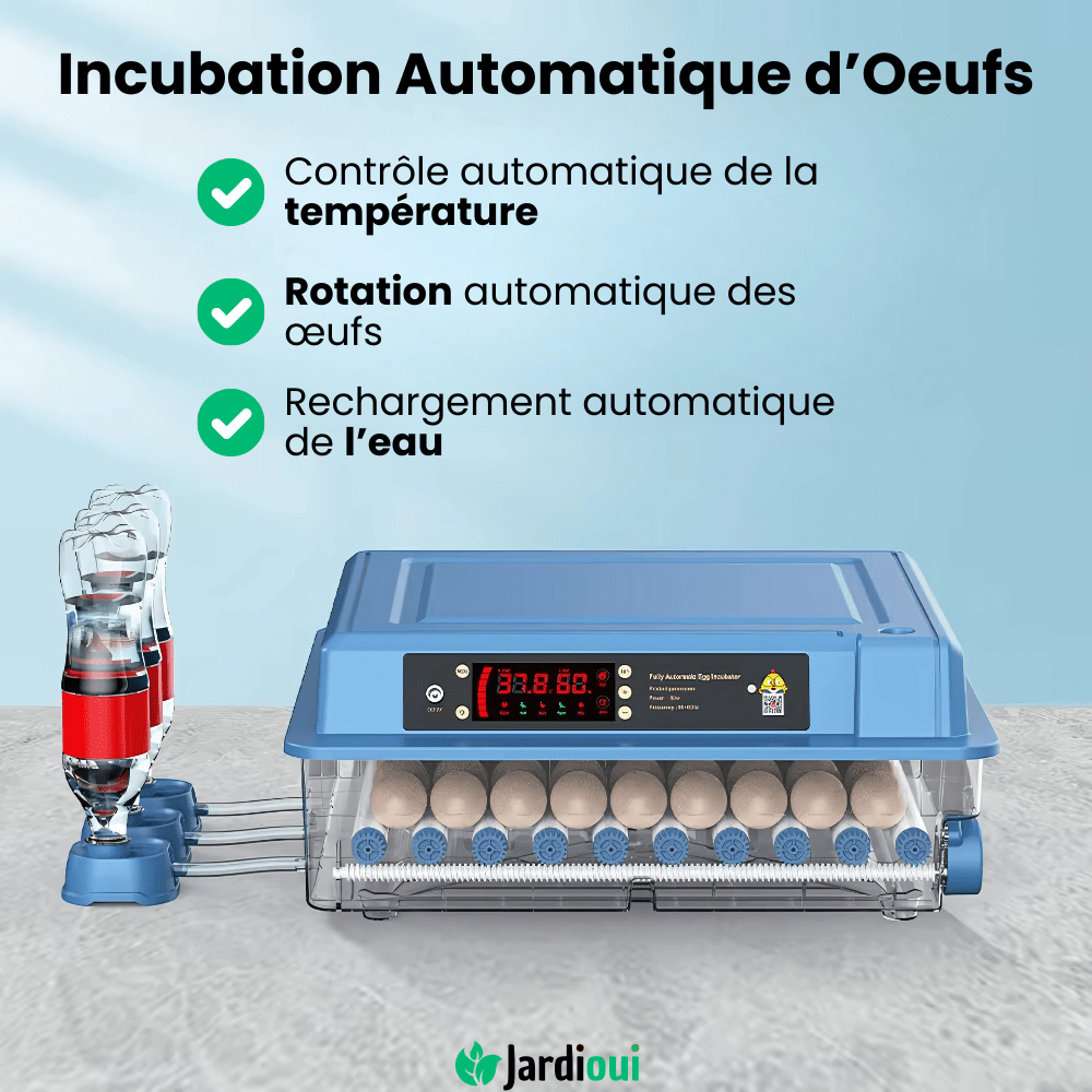 Jardioui Couveuse Automatique Professionnelle Poulailler