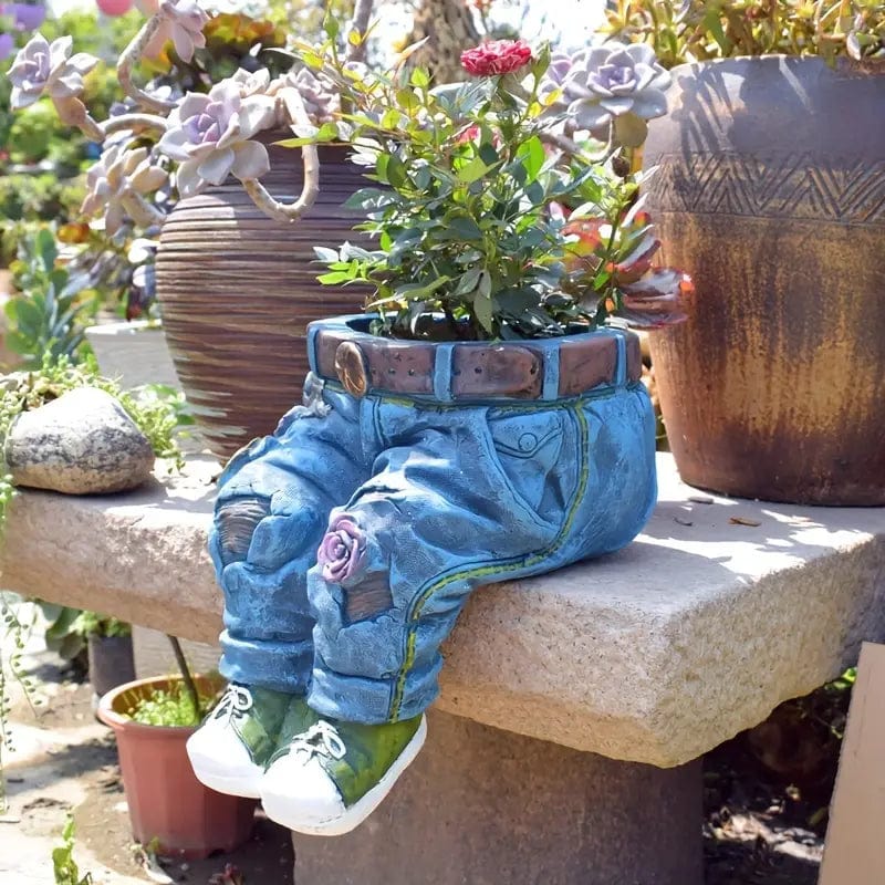 Jardioui DenimVase⢠- Pot de Fleurs Jean Innovant