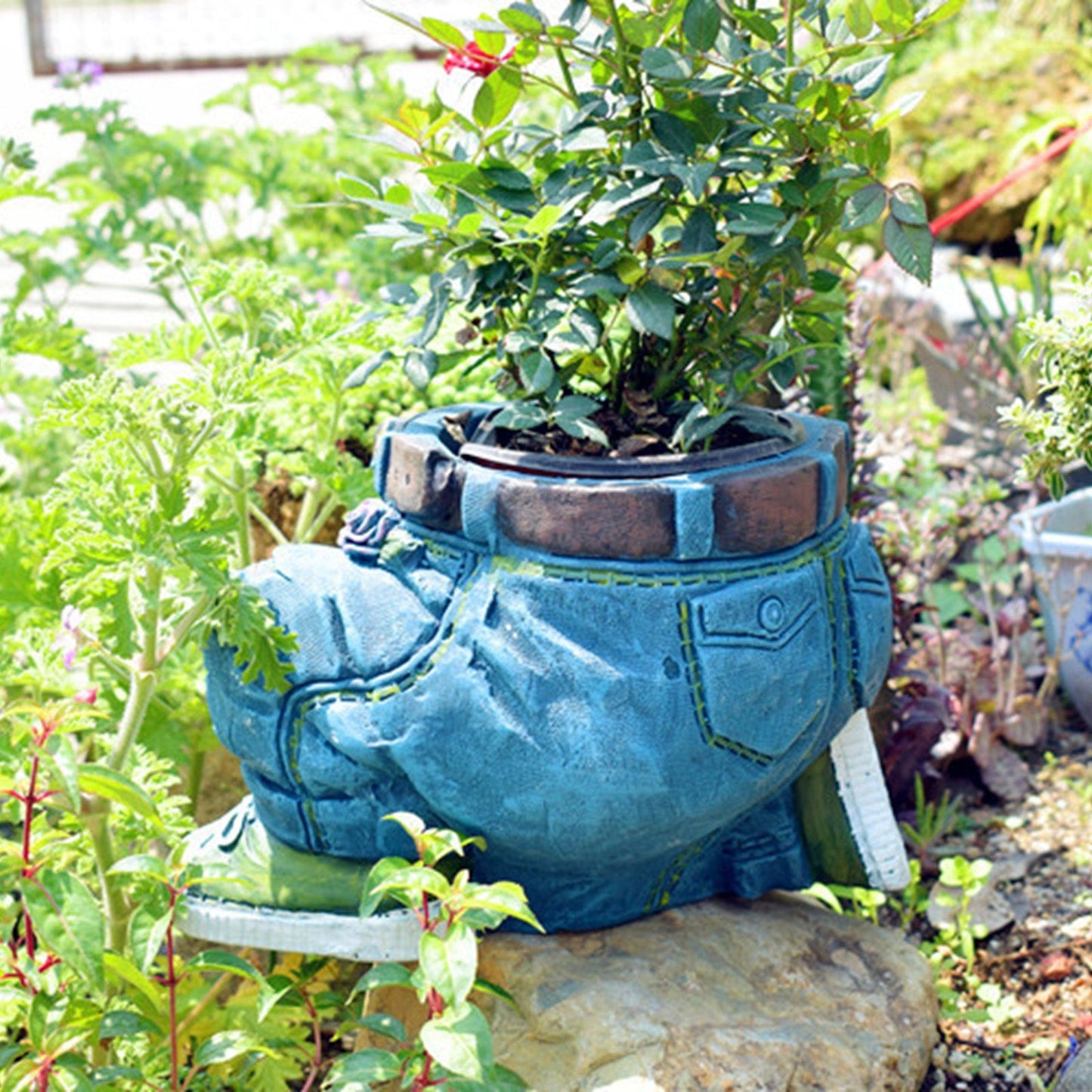 Jardioui DenimVase⢠- Pot de Fleurs Jean Innovant