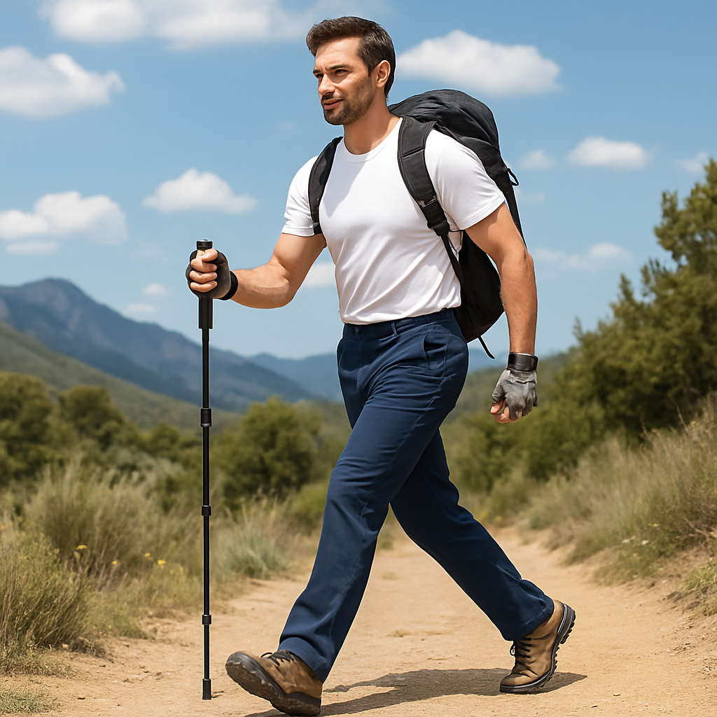 Jardioui Pantalon Bleu de Travail Homme
