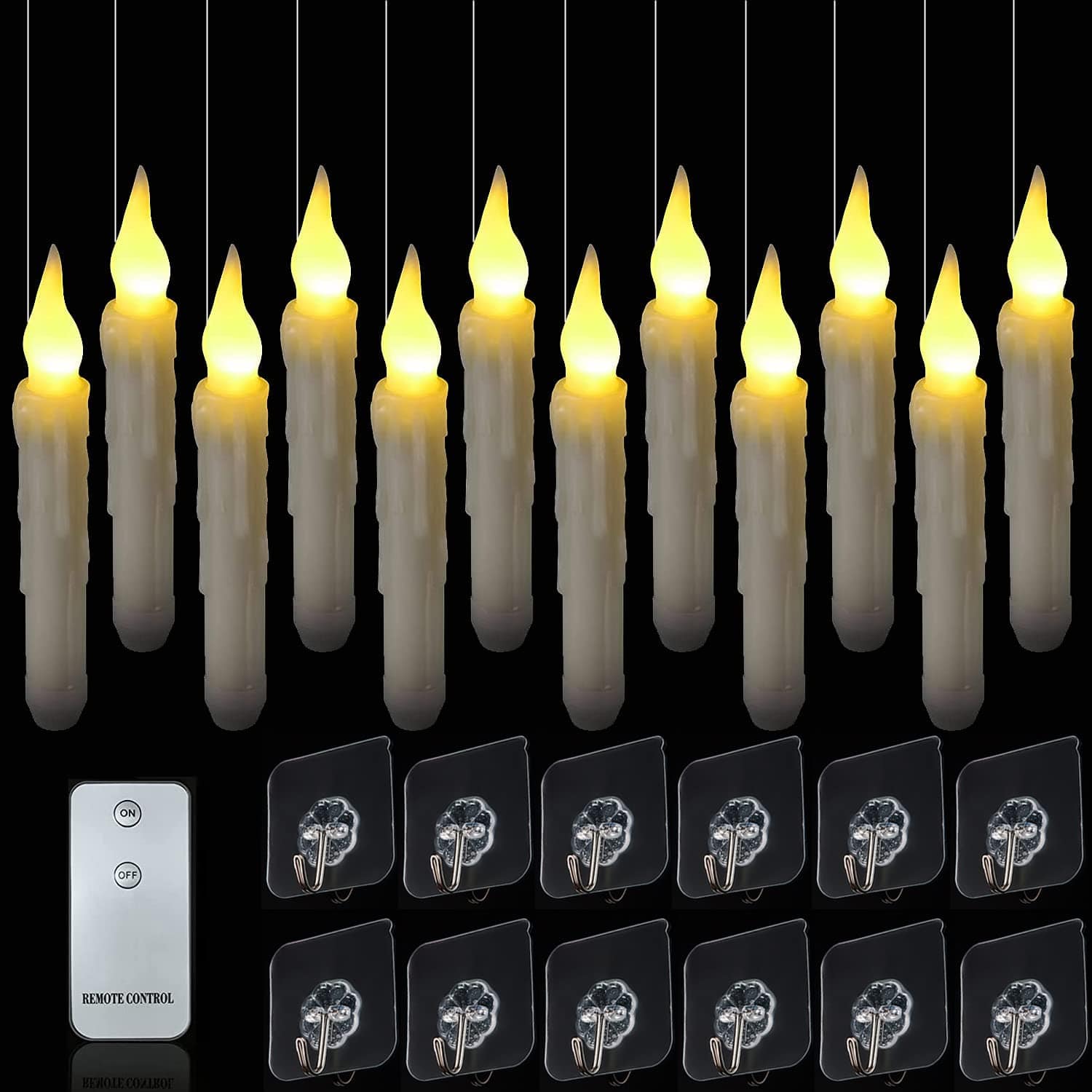 Jardioui 12 Bougies Bougies flottantes lumineuses