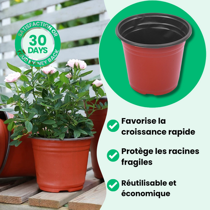 Herbruikbare plastic bloempot