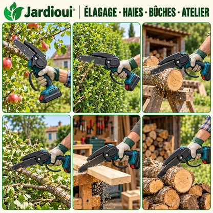 Premium Pro draadloze elektrische kettingzaag (+ gratis batterij)