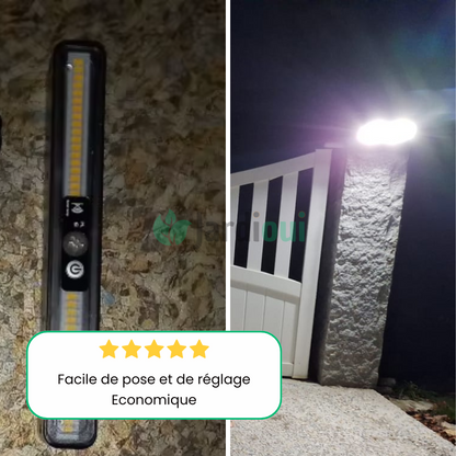 Krachtige zonnelamp met bewegingssensor