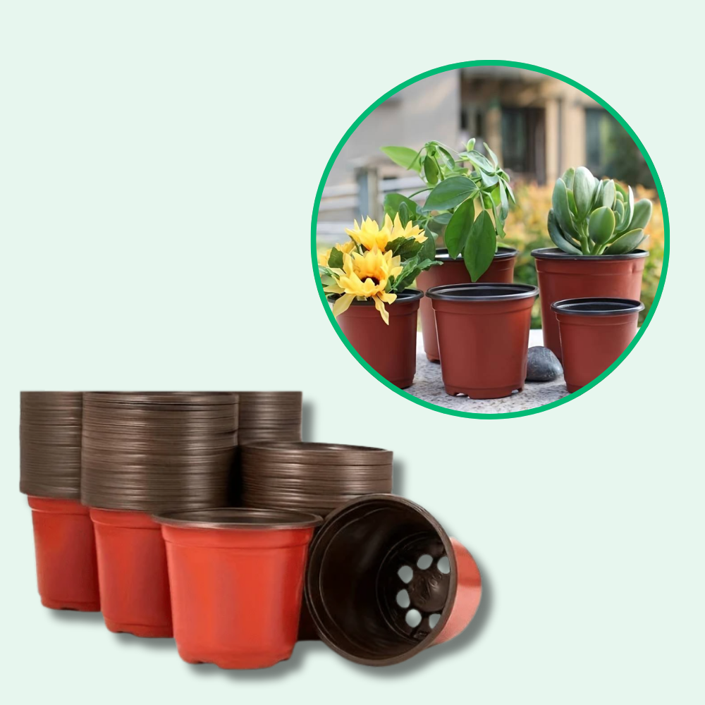 Herbruikbare plastic bloempot