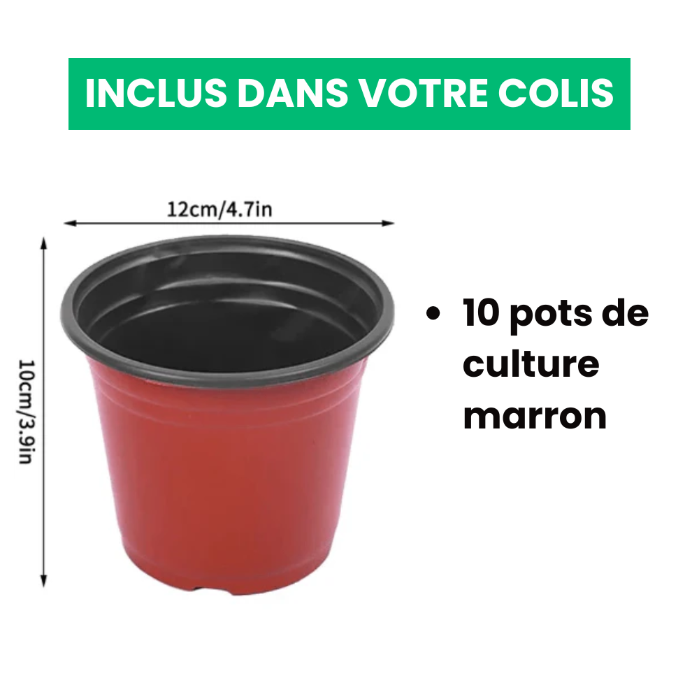 Herbruikbare plastic bloempot