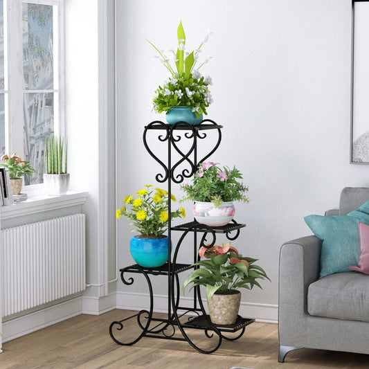 frJardioui étagère pour plante Porte Plante en Fer Forgé Vintage