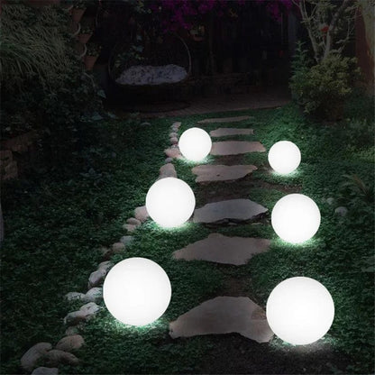 Jardioui 4 Boules / S Boule lumineuse LED Imperméable Multicolore