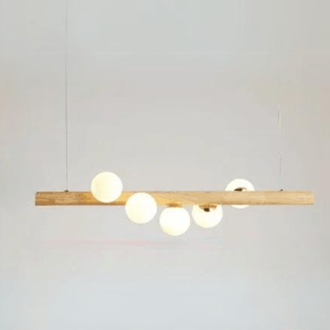 Jardioui 5 Lumières Lustre Chic et Moderne à Boules Suspendues