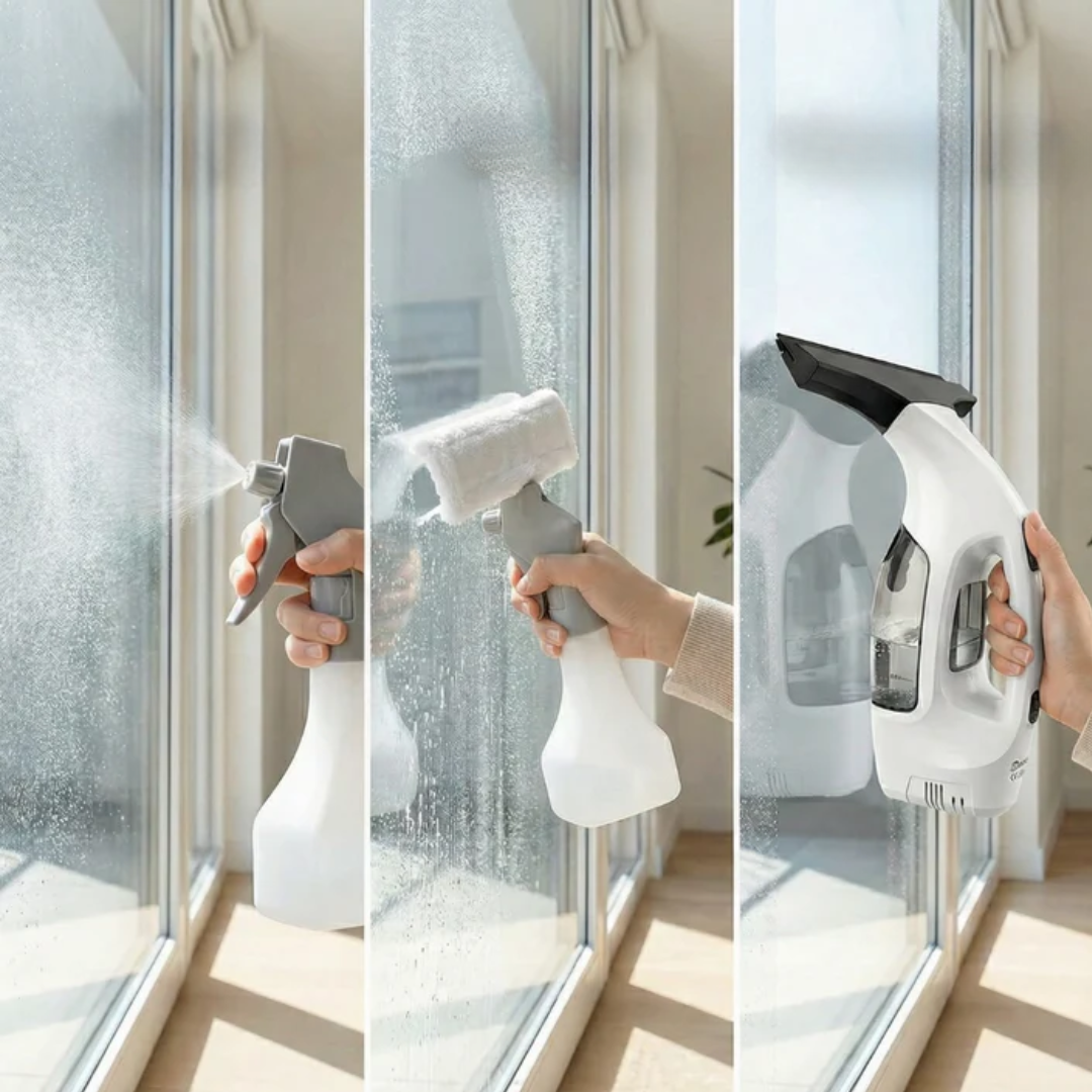 Jardioui Aspirateur de Vitres Rechargeable Haute Performance