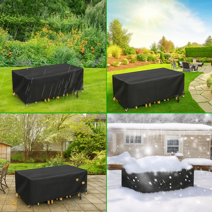 Jardioui Housse de Table de Jardin Protectrice Premium