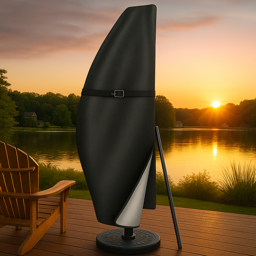 Jardioui Housse Parasol Déporté Etanche