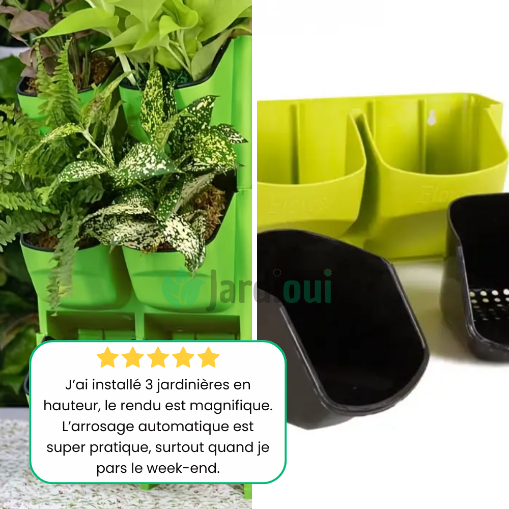 Jardioui Jardinière verticale auto-arrosante (1 pièce)