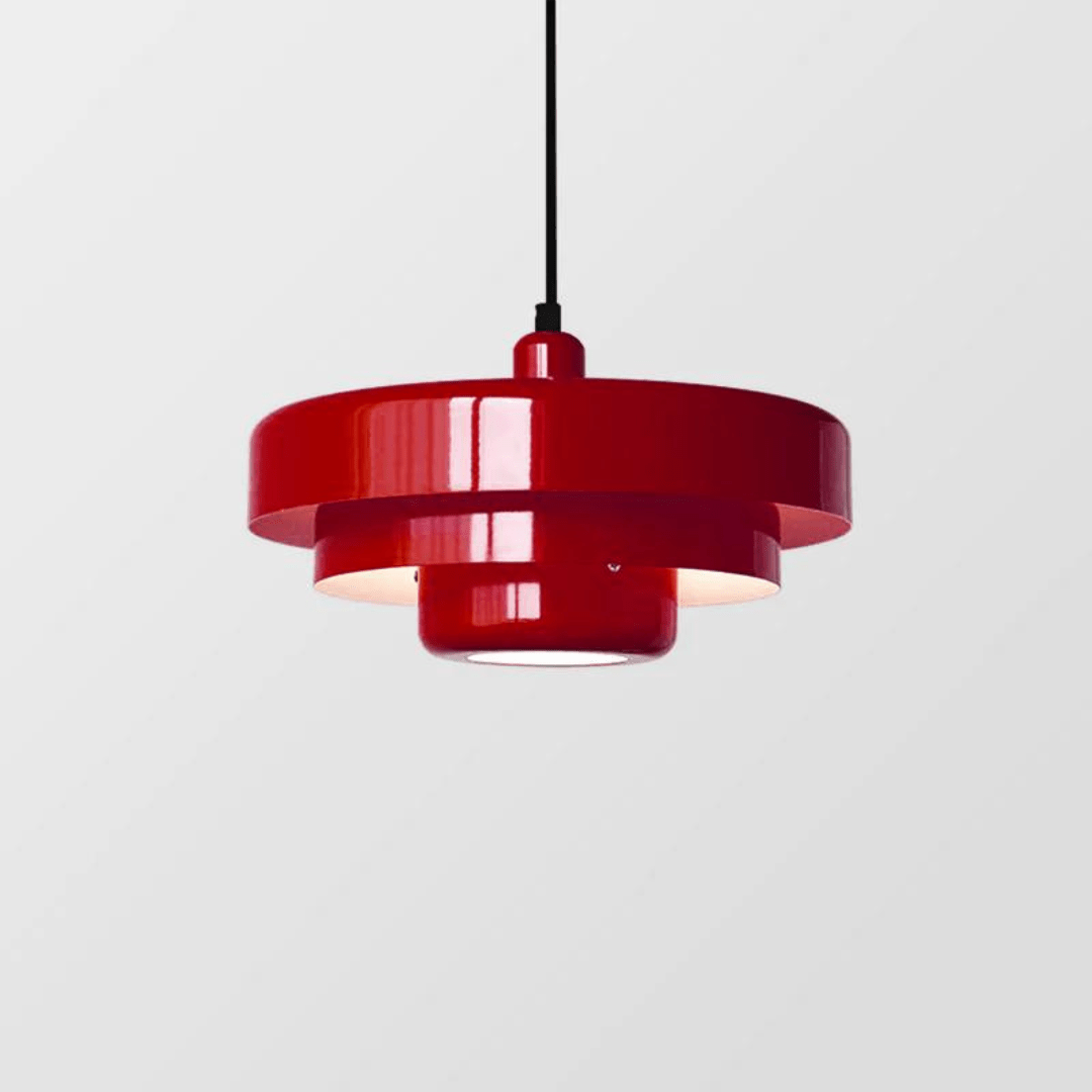 Jardioui Rouge / Blanc froid Suspension Luminaire Vintage LED Sophistiquée