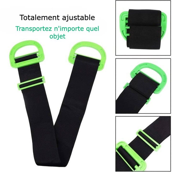 Jardioui Sangle de transport pratique FlexiLoad Pro