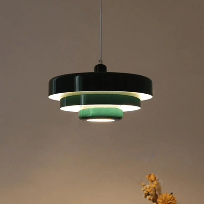 Jardioui Vert / Blanc froid Suspension Luminaire Vintage LED Sophistiquée