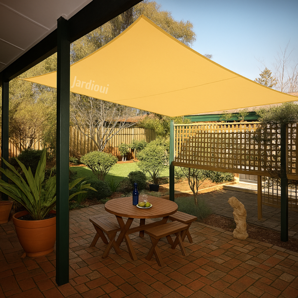 Jardioui Voile d'Ombrage Rectangulaire Premium
