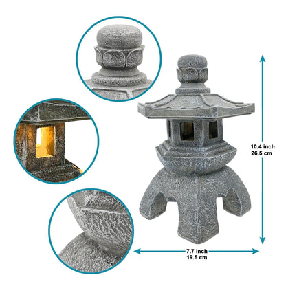 frJardioui Lanterne Solaire Lanterne Japonaise Solaire pour Éxterieure